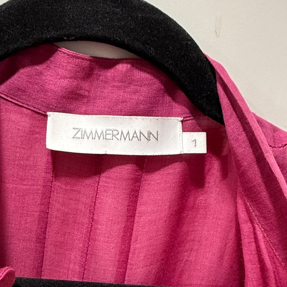 Zimmermann Women's Teddy Scallop
Frill Mid Dress - Picture 3 of 4